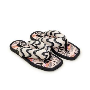 Farm Rio Stripe Puff flip flop in size 9